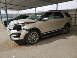 Ford salvage cars for sale: 2017 Ford Explorer Platinum