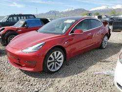 Salvage cars for sale at Magna, UT auction: 2020 Tesla Model 3