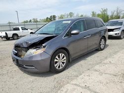 Salvage cars for sale at auction: 2016 Honda Odyssey EX