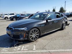 Salvage cars for sale from Copart Rancho Cucamonga, CA: 2018 BMW 540 I