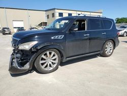 Salvage cars for sale from Copart Wilmer, TX: 2013 Infiniti QX56