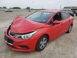 Salvage cars for sale at Houston, TX auction: 2017 Chevrolet Cruze LS