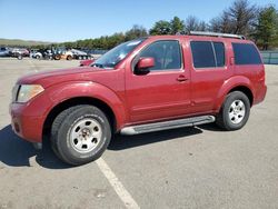Salvage cars for sale at Brookhaven, NY auction: 2006 Nissan Pathfinder LE