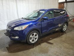 Salvage cars for sale at Ebensburg, PA auction: 2015 Ford Escape SE