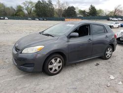 Salvage cars for sale from Copart Madisonville, TN: 2009 Toyota Corolla Matrix S