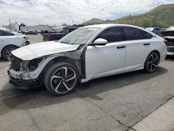 Salvage cars for sale at Colton, CA auction: 2018 Honda Accord Sport