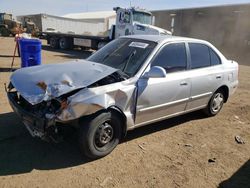 Hyundai Accent GL salvage cars for sale: 2003 Hyundai Accent GL