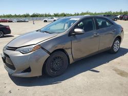 Toyota Corolla l salvage cars for sale: 2017 Toyota Corolla L