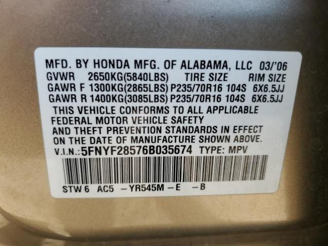 2006 Honda Pilot EX