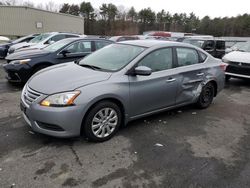 Salvage cars for sale at Exeter, RI auction: 2013 Nissan Sentra S