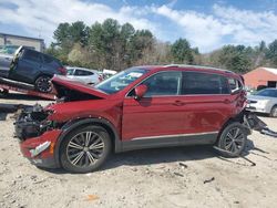 Salvage cars for sale at Mendon, MA auction: 2018 Volkswagen Tiguan SE
