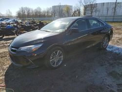 Salvage cars for sale at Central Square, NY auction: 2017 Toyota Camry LE