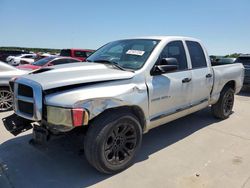 Salvage cars for sale from Copart Grand Prairie, TX: 2005 Dodge RAM 1500 ST