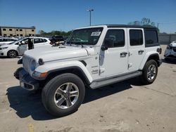 Salvage cars for sale at Wilmer, TX auction: 2019 Jeep Wrangler Unlimited Sahara