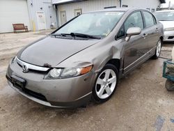 Salvage cars for sale from Copart Pekin, IL: 2006 Honda Civic EX
