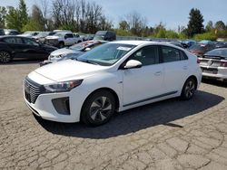 Salvage cars for sale at Portland, OR auction: 2017 Hyundai Ioniq SEL