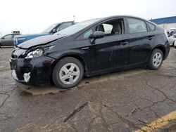 Salvage cars for sale from Copart Woodhaven, MI: 2010 Toyota Prius