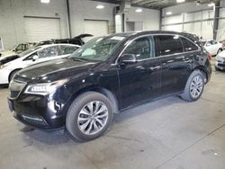 Salvage cars for sale at Ham Lake, MN auction: 2014 Acura MDX Technology