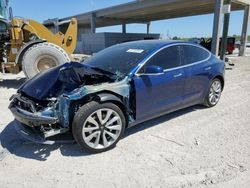 Salvage cars for sale from Copart West Palm Beach, FL: 2018 Tesla Model 3