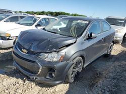 Salvage cars for sale at Grand Prairie, TX auction: 2017 Chevrolet Sonic Premier