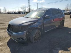 Salvage cars for sale at Montreal Est, QC auction: 2013 Nissan Pathfinder S