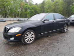 Salvage cars for sale from Copart Austell, GA: 2008 Mercedes-Benz S 550