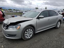 Salvage cars for sale at Eugene, OR auction: 2014 Volkswagen Passat S