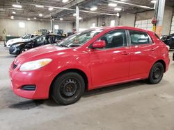 Salvage cars for sale at Blaine, MN auction: 2010 Toyota Corolla Matrix