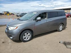 Salvage cars for sale at Brighton, CO auction: 2015 Nissan Quest S