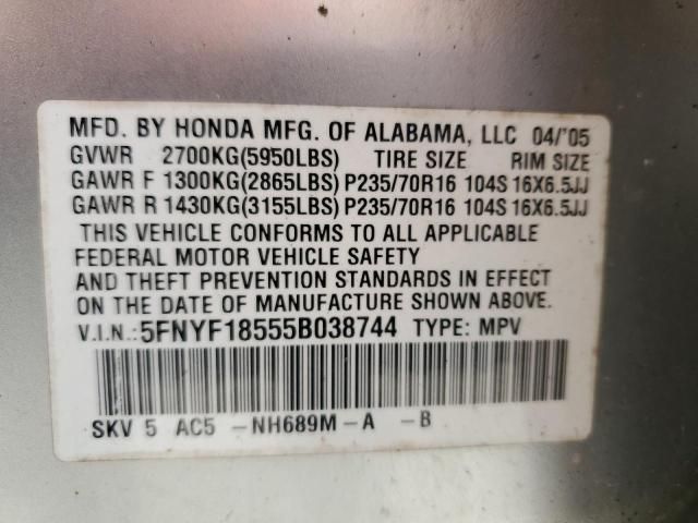 2005 Honda Pilot EXL