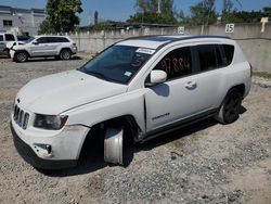 Salvage SUVs for sale at auction: 2014 Jeep Compass Latitude