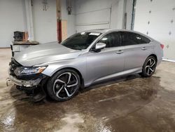 Salvage cars for sale from Copart Ontario Auction, ON: 2018 Honda Accord Sport