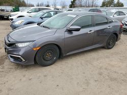 Salvage cars for sale from Copart Bowmanville, ON: 2019 Honda Civic Touring