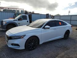 Salvage cars for sale at Kapolei, HI auction: 2018 Honda Accord EX