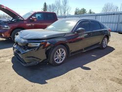 Salvage cars for sale from Copart Bowmanville, ON: 2024 Honda Civic EX