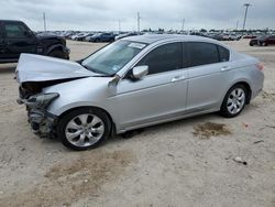 Salvage cars for sale at Temple, TX auction: 2009 Honda Accord EXL