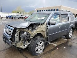 Salvage cars for sale from Copart Littleton, CO: 2009 Honda Pilot EXL