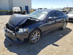 Salvage cars for sale at Tucson, AZ auction: 2015 Mazda 6 Touring