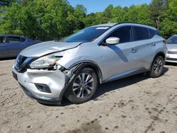 Salvage cars for sale from Copart Austell, GA: 2015 Nissan Murano S