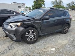 Salvage cars for sale at Opa Locka, FL auction: 2017 Toyota Rav4 LE