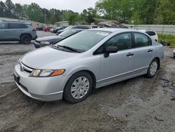 Vehiculos salvage en venta de Copart Fairburn, GA: 2006 Honda Civic DX