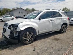 Salvage cars for sale at York Haven, PA auction: 2016 Chevrolet Equinox LTZ
