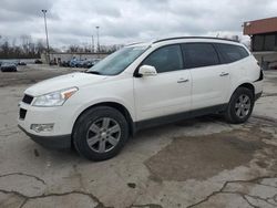 Salvage cars for sale at Fort Wayne, IN auction: 2012 Chevrolet Traverse LT