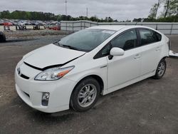 Salvage cars for sale at Dunn, NC auction: 2010 Toyota Prius