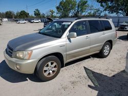 Toyota salvage cars for sale: 2002 Toyota Highlander Limited