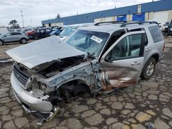 Ford Explorer salvage cars for sale: 2002 Ford Explorer XLT