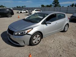 Salvage cars for sale from Copart Houston, TX: 2017 KIA Forte LX