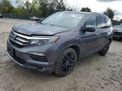 Salvage cars for sale from Copart Madisonville, TN: 2017 Honda Pilot Touring