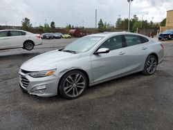 Chevrolet Malibu salvage cars for sale: 2020 Chevrolet Malibu Premier