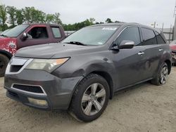 Salvage cars for sale at Spartanburg, SC auction: 2011 Acura MDX